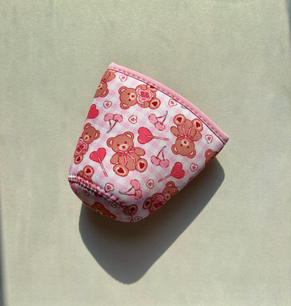 Cute Teddy Bear Cup Sleeve - Small