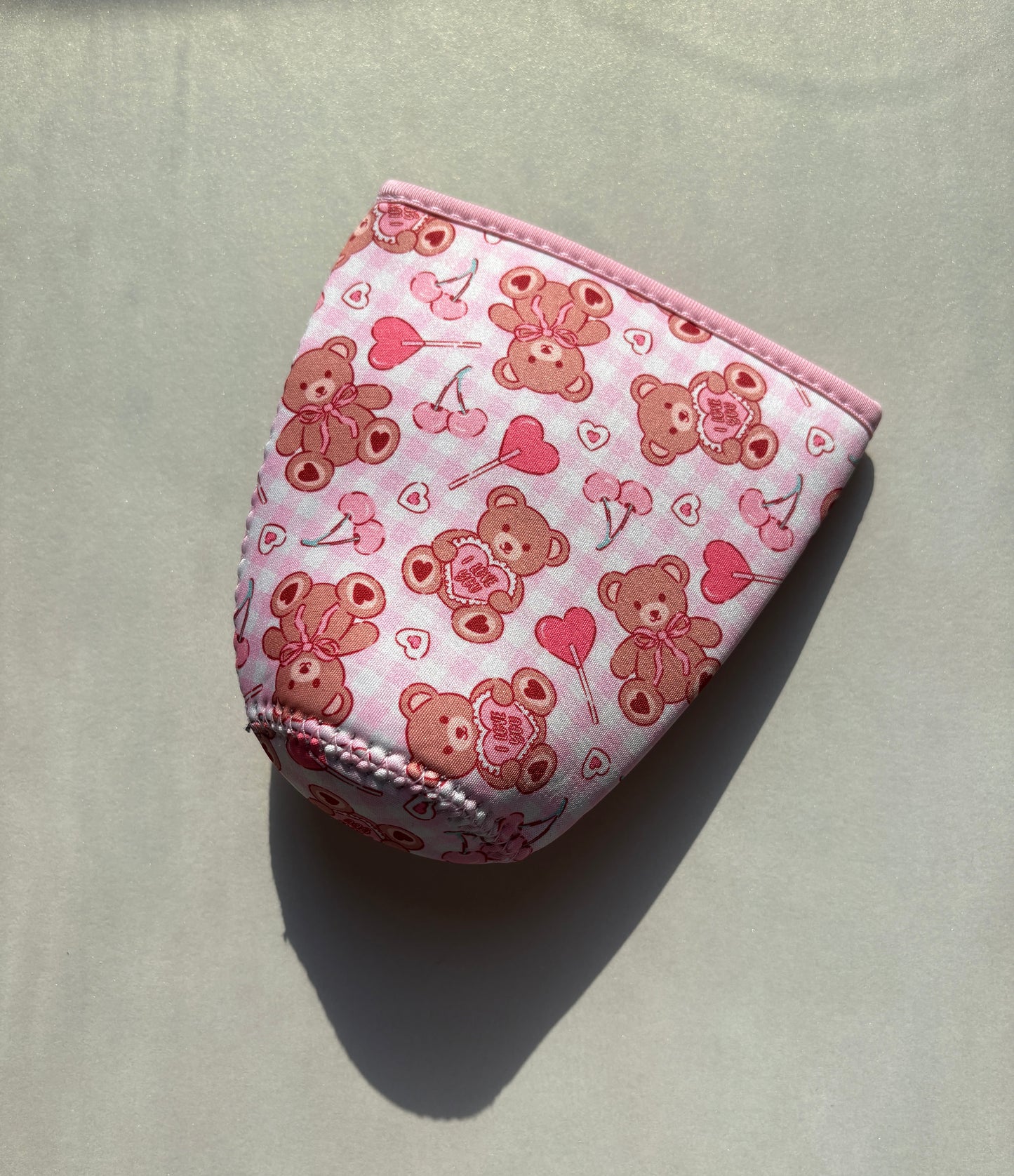 Cute Teddy Bear Cup Sleeve - Small