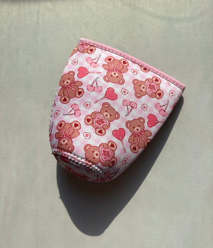 Cute Teddy Bear Cup Sleeve - Small