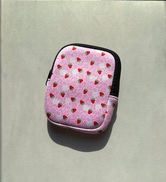 Strawberry Flower Cup Drink Pouch